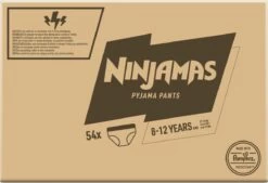 Ninjamas Pyjama Pants Luierbroekjes Jongen - 54 Nachtluiers Voor Bedplassen - 8-12 Jaar - Maandbox -Winkel voor babyproducten 1200x821