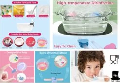 Bob Online ™ – Blauw Beer – Melkpoeder Doseerdoosje + Rietje – BPA-vrij – Melkpoeder Toren Blauw – Melkpoedertoren – Milk Powder Tower – Milk Powder Dispenser – Bewaar Bakjes – Reisbox – Bewaardoosje – Herbruikbaar Rietje – Baby Training Straw -Winkel voor babyproducten 1200x824 6