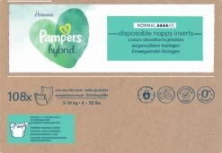 Pampers® Pampers Harmonie Hybrid - Wasbare Luier - 108 Absorberende Wegwerpbare Toplagen -Winkel voor babyproducten 1200x833