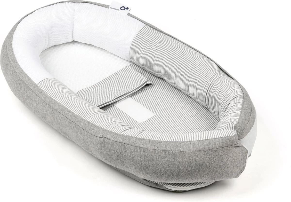 Doomoo Cocoon - Babynestje - Biologisch Katoen en 74 x 46 cm - Classic Grey Doomoo Cocoon - Babynestje - Biologisch Katoen En 74 X 46 Cm - Classic Grey -Winkel voor babyproducten 1200x834 3
