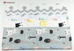 Spuugdoekjes – Monddoekjes – 10 Pack - Flanellen Doeken - Monddoekje 35x50cm – 100% Katoen – Fensilo – Spuugdoek Unisex – Wit – Dieren - Grijs - Flanellen Luiers -Winkel voor babyproducten 1200x836 1