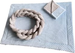 IL BAMBINI Gevlochten Baby Bed Bumper Treccia - Bedomrander - Box Omrander - Hoofdbeschermer - Boxrand - Bedbumper - Stootrand - Boxomrander - (3 Meter) Grijs -Winkel voor babyproducten 1200x847 7