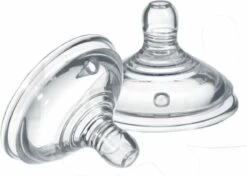 Tommee Tippee Closer To Nature Flessenspenen, Borst-achtige, Anti-koliek Ventiel, Zachte Siliconen, Snelle Doorstroming, 6m+, Pak Van 2 -Winkel voor babyproducten 1200x856 2