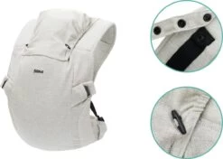 Fillikid Premium Draagzak - 2 In 1 - Ergonomisch - EU Gecertificeerd - Natural Sand - Ontworpen Met Draagconsulent -Winkel voor babyproducten 1200x856 9