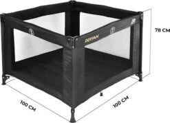 Deryan Kinderbox - Inklapbare Box - 100x100cm - Zwart -Winkel voor babyproducten 1200x869 3