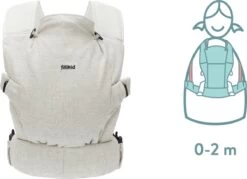 Fillikid Premium Draagzak - 2 In 1 - Ergonomisch - EU Gecertificeerd - Natural Sand - Ontworpen Met Draagconsulent -Winkel voor babyproducten 1200x871 4