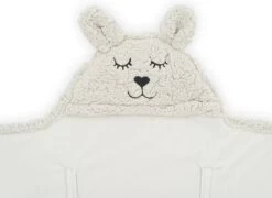 Jollein Wikkeldeken Bunny 100x105cm - Off-White -Winkel voor babyproducten 1200x873 5
