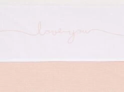 Jollein Baby Laken Ledikant 120x150cm Love You - Pale Pink -Winkel voor babyproducten 1200x890 6