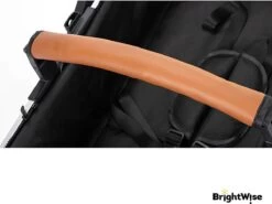 Merkloos BrightWise® Luxe Kinderwagen 3 In 1 Voldoet Aan Alle Europese Veiligheidscertificaten - Wandelwagen - Kinderwagen 3-in-1 Incl Autostoel - Kinderwagen Maxi Cosi – Buggy 3 In 1 - Newborn - Leer - Bruin -Winkel voor babyproducten 1200x897 8