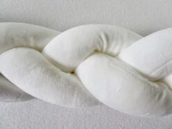 Baby Bed Bumper Gevlochten, Boxomrander, Hoofdbeschermer, Bedbumper,boxrand (2 Meter) Van Baby-slofje.nl Wit -Winkel voor babyproducten 1200x900 107