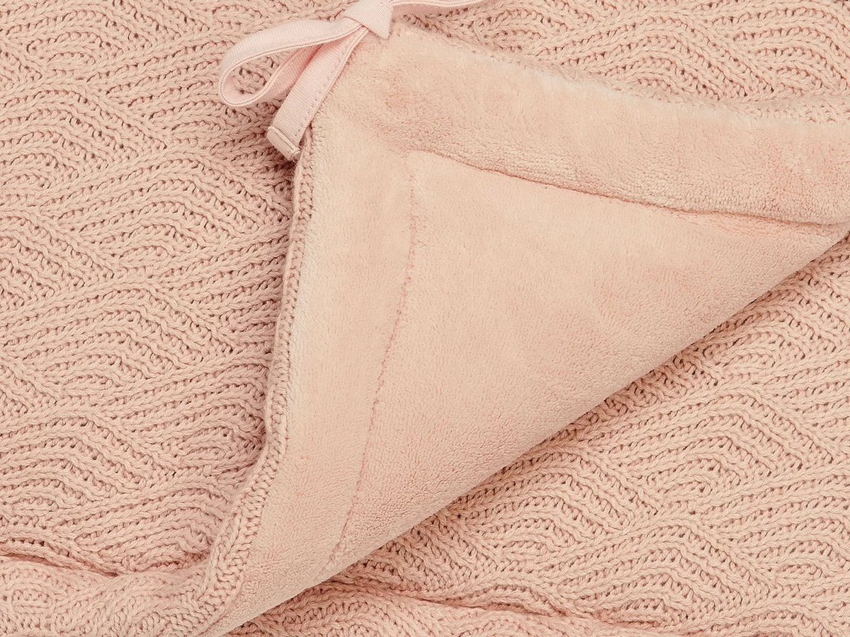 Jollein Bedomrander River Knit 180x35cm - Pale Pink Jollein Bedomrander River Knit 180x35cm - Pale Pink -Winkel voor babyproducten 1200x900 110