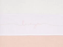 Jollein Baby Laken Ledikant 120x150cm Love You - Pale Pink -Winkel voor babyproducten 1200x900 140