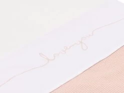 Jollein Baby Laken Ledikant 120x150cm Love You - Pale Pink -Winkel voor babyproducten 1200x900 143