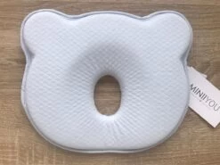 MINIIYOU® Orthopedisch Baby Hoofdkussen - Blauw - Plat Hoofd - Katoen - Traagschuim Vulling -Winkel voor babyproducten 1200x900 157