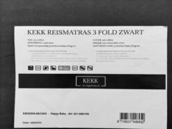 Kekk Campingbedmatras Matras Voor Campingbedje Opvouwbaar 60 X 120 Cm Zwart In Draagtas -Winkel voor babyproducten 1200x900 59