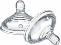 Tommee Tippee Closer To Nature Flessenspenen, Borst-achtige, Anti-koliek Ventiel, Zachte Siliconen, Normale Doorstroming, 3m+, Pak Van 2 -Winkel voor babyproducten 1200x901 1