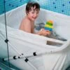 BiBaBad Verstelbaar Wit 70-90 Cm, Badzak Met Knoopsluiting. Maak Van Je Douche Een Kinderbad. Dit Opvouwbaar Bad Kun Je In Lengte Breedte En Hoogte Aanpassen Zodat Je Optimaal Gebruik Kunt Maken Van Je Doucheruimte. -Winkel voor babyproducten 1200x902