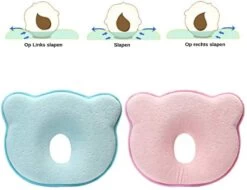 Baby IQ Orthopedisch Baby Hoofdkussen – Traagschuim – Tegen Plat Achterhoofd – Baby Kussen Plat Hoofd - Kraamcadeau – Blauw – Incl Gratis Bandana Slabber -Winkel voor babyproducten 1200x924 4