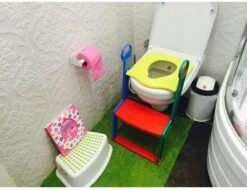 Motek® - WC Verkleiner - Wc Verkleiner Met Trapje - Toiletverkleiner - Toilettrainer - Wc Verkleiner Opvouwbaar - 2 Tot 7 Jaar - Trainer Met Opstapje -Winkel voor babyproducten 1200x927
