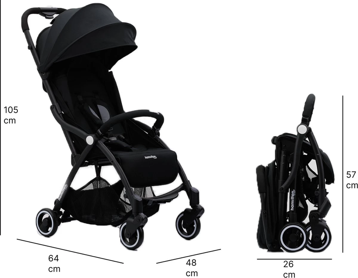 Hamilton by Yoop S1 Plus Buggy met monteerbare Zeno Plus draagwieg - Nieuw en Hoger 2023 model - Premium Budget Stroller met One Hand Folding Technologie – Zwart - Licht, Verstelbaar, Wendbaar en geschikt van 0 maanden tot 4 jaar – Inclusief adapter Hamilton By Yoop S1 Plus Buggy Met Monteerbare Zeno Plus Draagwieg - Nieuw En Hoger 2023 Model - Premium Budget Stroller Met One Hand Folding Technologie – Zwart - Licht, Verstelbaar, Wendbaar En Geschikt Van 0 Maanden Tot 4 Jaar – Inclusief Adapter -Winkel voor babyproducten 1200x931 2