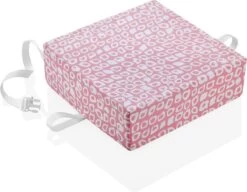Stoelverhoger Babyjem Booster EasyClean Square Pink -Winkel voor babyproducten 1200x934 4