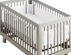 ADSafety - Baby Bed Omrander - Bedbumper - Hoofdbeschermer - Set Van 2 - 340x30cm & 160x30cm