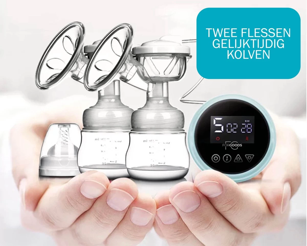 Forgoods Borstkolf - Electrisch - Dubbel - Wit - Model 2023 Forgoods Borstkolf - Electrisch - Dubbel - Wit - Model 2023 -Winkel voor babyproducten 1200x960 10