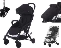 Cabino Buggy Compact / Plooibuggy Lichtgewicht & Compact Voor Het Vliegtuig Zwart -Winkel voor babyproducten 1200x961 3