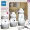 Mam Starter Set Grijs - 2x Anti-Colic Flesjes 160 Ml, 1 Flesje Anti-Colic 260 Ml, 1 Speen START, 1 Speenkoord 1 Mam Starter Set Grijs - 2x Anti-Colic Flesjes 160 Ml, 1 Flesje Anti-Colic 260 Ml, 1 Speen START, 1 Speenkoord -Winkel voor babyproducten 1200x974
