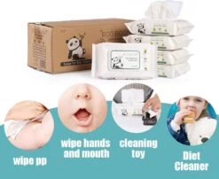 ECOBOOM Bamboo Eco Billendoekjes 9 Pakken (540stks) - 99,5 % Water - Bambo Luierdoekjes - Eco Huiddoekjes - 100 % Afbreekbaar - Bamboe Gezichtdoekjes -Winkel voor babyproducten 1200x980