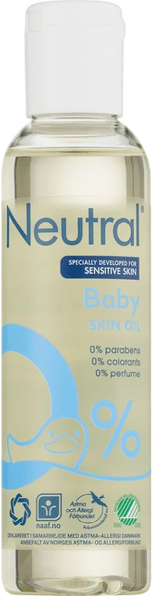 Neutral Baby Parfumvrij Huidolie voor de gevoelige babyhuid 150 ml Neutral Baby Parfumvrij Huidolie Voor De Gevoelige Babyhuid 150 Ml -Winkel voor babyproducten