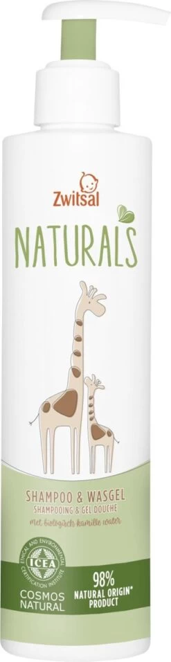 Zwitsal Naturals Shampoo&Wasgel 250ml -Winkel voor babyproducten 310x1200