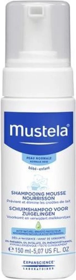 Mustela Baby Schuimshampoo - 150 Ml -Winkel voor babyproducten 326x1200