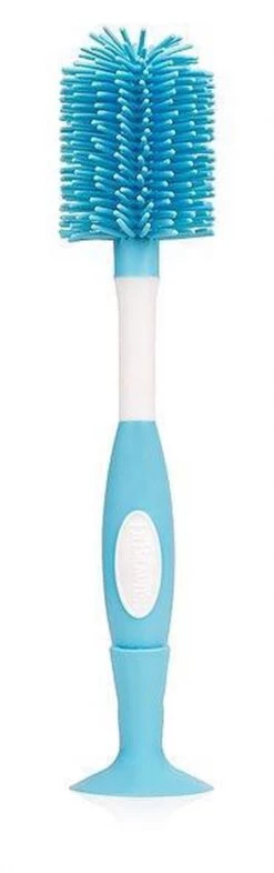 Dr. Brown's Flessenborstel - Blauw Siliconen 6 Dr. Brown's Flessenborstel - Blauw Siliconen -Winkel voor babyproducten 377x1200