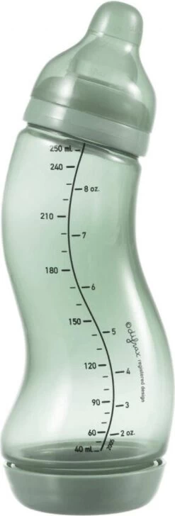 Difrax - S-Fles Natural - Babyfles Sage - 0+ Maanden - 250ml