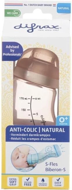 Difrax Anti-Colic S-Babyfles Natural - 170 Ml - Blossom/Roze 9 Difrax Anti-Colic S-Babyfles Natural - 170 Ml - Blossom/Roze -Winkel voor babyproducten 457x1200
