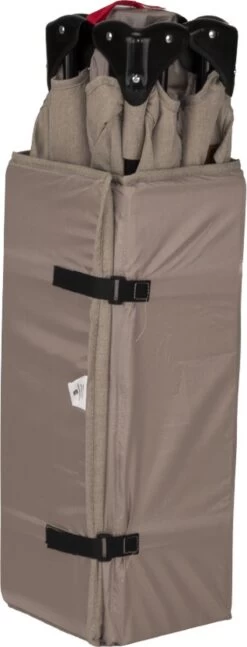 Reisbed Novi Baby® Nora Luxe Sand/Black -Winkel voor babyproducten 458x1200 1