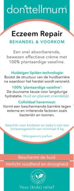 Donttellmum - Eczeem Repair Creme - 50 Ml -Winkel voor babyproducten 470x1200 1