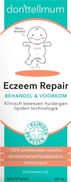 Donttellmum - Eczeem Repair Creme - 50 Ml -Winkel voor babyproducten 470x1200