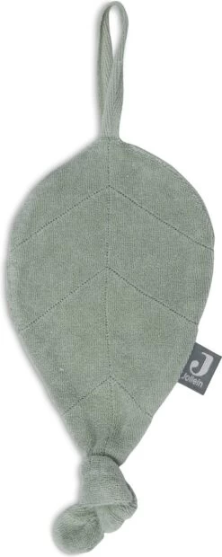 Jollein Speendoekje Badstof Leaf - Ash Green -Winkel voor babyproducten 478x1200 1