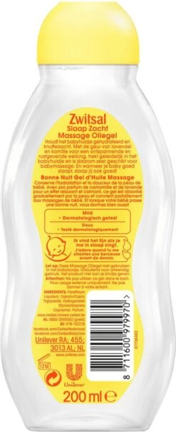 Zwitsal - Slaap Zacht - Massage Olie Lavendel - 3 X 200ml - Voordeelpack 4 Zwitsal - Slaap Zacht - Massage Olie Lavendel - 3 X 200ml - Voordeelpack -Winkel voor babyproducten 488x1200