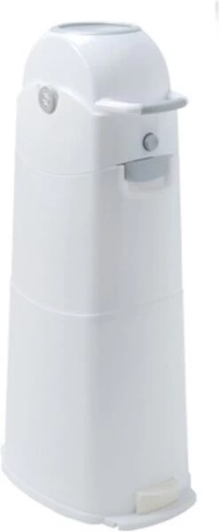 Luieremmer Large Zilver - Groot - Zonder Navulling - Geschikt Voor Pampers En Huggies - Stoma -Winkel voor babyproducten 495x1200