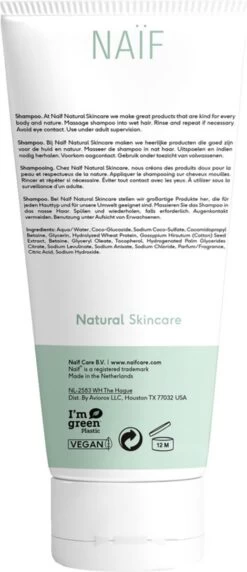 Naïf Verzorgende Shampoo - Baby En Kind - 200ml - Met Natuurlijke Ingrediënten -Winkel voor babyproducten 518x1200 1