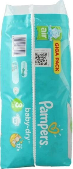 Pampers® Pampers Baby Dry Luiers - Maat 3 - 6 Tot 10kg -136 Stuks -Winkel voor babyproducten 523x1200