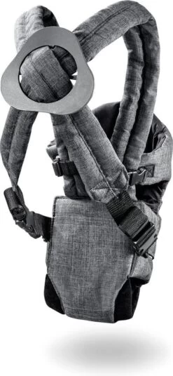 Hauck 2 Way Carrier Draagzak - Buikdrager - Melange Charcoal -Winkel voor babyproducten 553x1200