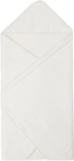 Jollein Badcape Embroidery 75x75cm - Ivory -Winkel voor babyproducten 554x1200