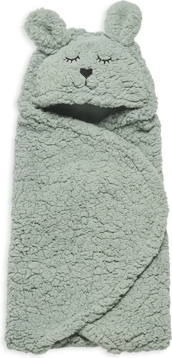 Jollein Wikkeldeken Bunny 100x105cm - Ash Green Jollein Wikkeldeken Bunny 100x105cm - Ash Green -Winkel voor babyproducten 576x1200 3
