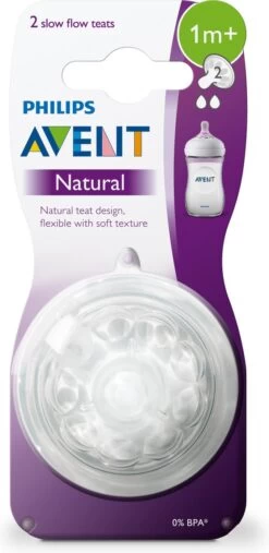 Philips AVENT Natural Speen - 1M+ - Langzame Toevoer - 2 Stuks -Winkel voor babyproducten 585x1200 2