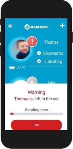 Maxi-Cosi E-Safety Smart Cushion Veiligheidskussen - Black -Winkel voor babyproducten 591x1200 7