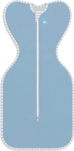 Love To Dream™ Babyslaapzak Swaddle Up™ - Inbakeren - Baby 0-3 Maanden - 3.5-6 Kg - All Season - Oud Blauw